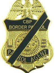 US Customs and Border Patrol Badge - Mourning