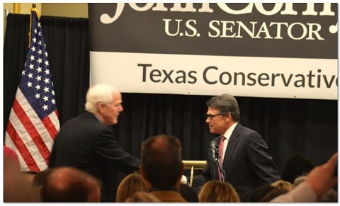 Rick Perry introduces John Cornyn