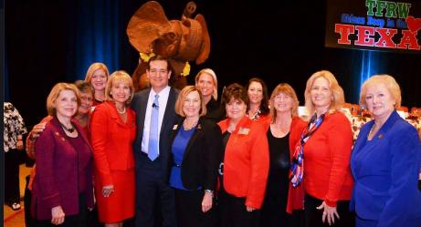 Sen. Ted Cruz with board of TFRW