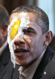 Obama left with egg on his face after embarrassing defeat