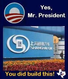 Obama Built GM Jobs in China
