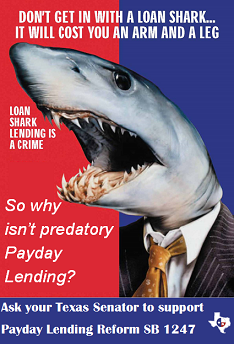 Why does Texas allow predatory payday lending without limits