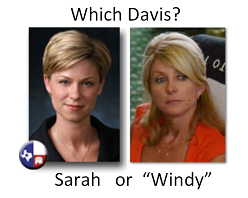 Which Davis?  Sarah or "Windy"