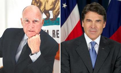 Govs Brown and Perry