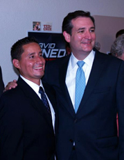 David Pineda and Ted Cruz