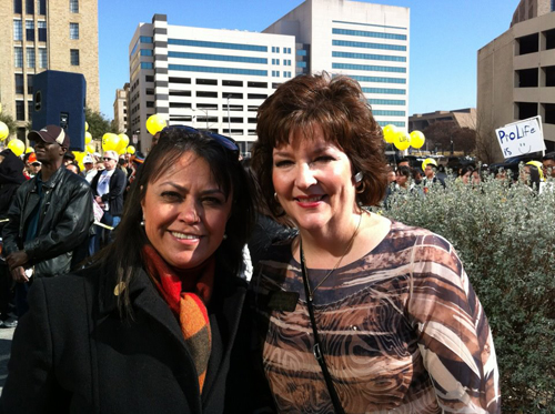 AB with Kyleen Wright of Texas for Life Coalition.jpg