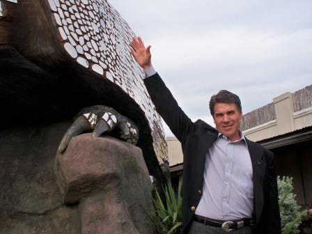Gov. Perry with Giant Armadillo.jpg